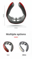 Masajeador De Cuello Y Hombros Eléctrico Con Pulso Magnético De 4 Cabezas Relajación De Vertebra Cervical Alivio Del Dolor Magnetoterapia TENS - details 8