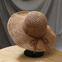 Sombrero De Playa Para Mujer Verano Protección UV Algodón Y Paja Tejida Amplio Para Aventuras Al Aire Libre Y Costeras - details 4