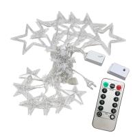 Curtain De Luces LED En Forma De Pentagrama Control Remoto Para Decoración Interior De Bodas Cumpleaños Y Navidad Luz De Ambiente Impermeable - details 6