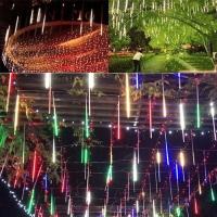 Luces De Lluvia De Meteoros LED Para Decoración De Navidad Y Año Nuevo 30/50cm 8 Tubos Guirnalda Para Árbol De Navidad Y Calle - details 11