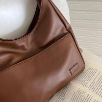 Bolso de mano de cuero para mujer, bolsa de hombro grande y suave, estilo informal, a la moda, 1 piezas - details 6