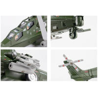 Modelo De Avión CAIC Z-10 De 25CM Juguetes De Metal Con Sonido Y Luz Función De Retroceso Regalo Para Cumpleaños Adecuado Para Edades 4-12+ - details 3