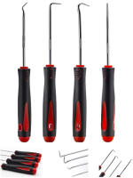 Juego De 4 Piezas Herramientas De Reparación De Sellado Para Vehículos Herramientas De Remoción De Sellado De Rosca Con Agujas Negras Y Rojas 16cm - details 0