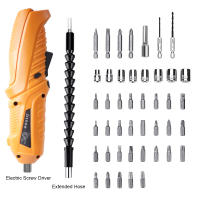 Destornillador Eléctrico Sin Cable Amarillo Con Conjunto De Brocas Recargable Torque Rotativo Para Proyectos De Mejora Doméstica DIY - details 7