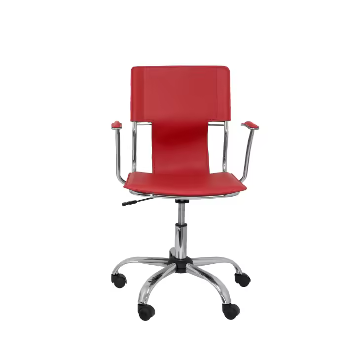 Silla de Oficina Ergonómica Piqueras Y Crespo Bogarra Rojo - 1