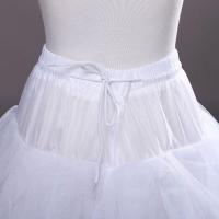 Peticoato Blanco De 4 Capas Sin Aro Para Vestido De Novia Crinolina Acolchado De Baile Falda De Fiesta Para Damas Ropa De Rollo - details 3