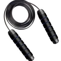 Cuerda De Saltar Ajustable Con Manos De Espuma Y Rodamientos De Bola Para Fitness Cuerda De Acero Adecuada Para Entrenamiento Cardio Unisex - details 6