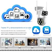 Cámara IP Solar Inalámbrica 8MP 4K Con Batería De 7800 mAh Lente Dual HD Exterior Cámara De Seguridad CCTV Con Panel Solar Tuya App - details 10