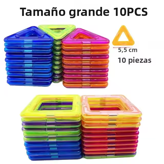 Bloques De Construcción Magnéticos DIY Para Niños Juguetes Educativos Que Fomentan La Creatividad Y Las Habilidades Prácticas Regalo Ideal Para Niños De 0 a 12 Años Y Adolescentes - 1