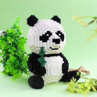 Linkgo Panda Modelo De Animal 390 Piezas Bloques De Construcción Mini Auto-Desbloqueables Para Niños Juguete Educativo De Artesanía DIY - details 4