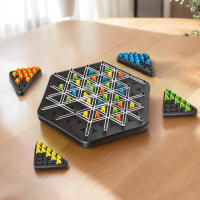 Juego De Tablero Territorio Captura Divertido Juego De Cadena Triangulo Geometría Ajedrez Puzzle Interacción Familiar Juguete Para Desarrollar Pensamiento Y Cooperación 2-4 Jugadores - details 3