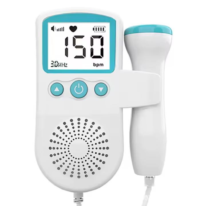 Hania Lluvia-GEL + DOPPLER Monitor Detector de frecuencia cardíaca fetal del bebé sin radiación para escuchar el Latido del corazón del bebé - 1