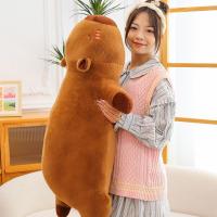 Juego De Peluches Capybara Mommy Con 4 Bebés Muñeco De Peluche Capybara Juguete De Cojín Y Mochila Para Niños Regalo De Navidad - details 6