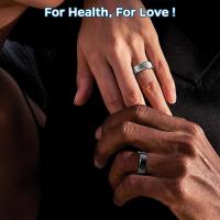 Smart Ring Health Tracker, anillo de seguimiento de sueño con frecuencia cardíaca, anillo de fitness impermeable para monitoreo de actividad/pasos/distancia/calorías, gestos en el aire, batería de hasta 7 días, para iOS Android - details 1