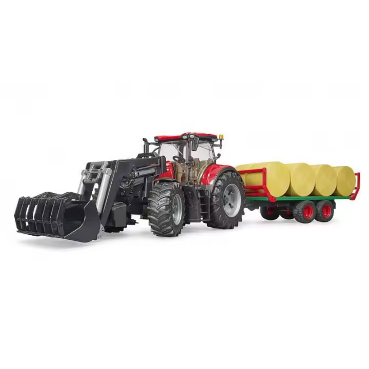Bruder Optum 300CVX - Tractor Compacto Potente con Cargador Frontal - 1