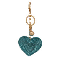 Llavero De Corazón De Cuero Con Borla Y Diamantes Para Mujeres Y Niñas Accesorios Para Bolso Y Mochila Llavero Clásico De Forma De Corazón - details 17