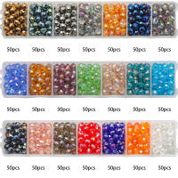 Cajas De 1050 Piezas De Contas De Cristal AB Facetado 6mm En 21 Colores Para DIY Joyería De Collar Y Aretes Forma Redonda - details 4