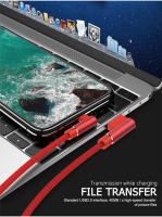 Cable De Carga USB De 90 Grados Para iPhone 14 13 12 11 Xs Max Xr X 8 7 6 plus 5 SE iPad Negro Rojo Azul Gris Blanco Longitud 1m 2m 3m - details 6