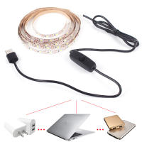 Tiras De Luces LED USB 2835 DC5V Con Interruptor Flexibles Para Iluminación De Fondo De Pantalla De TV Y Computadora Decoración Del Hogar - details 0