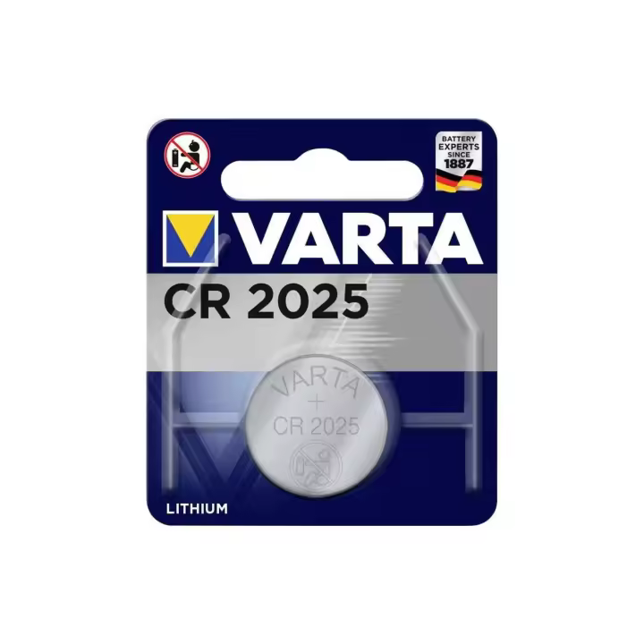 Pila Alcalina CR2025 3V Varta - Larga Duración - 1