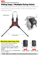 Bolsa De Tanque Para Motocicleta Universal Impermeable Accesorios De Viaje Con Base Saddlebags Adecuada Para Exterior Y Crash Bars - details 9