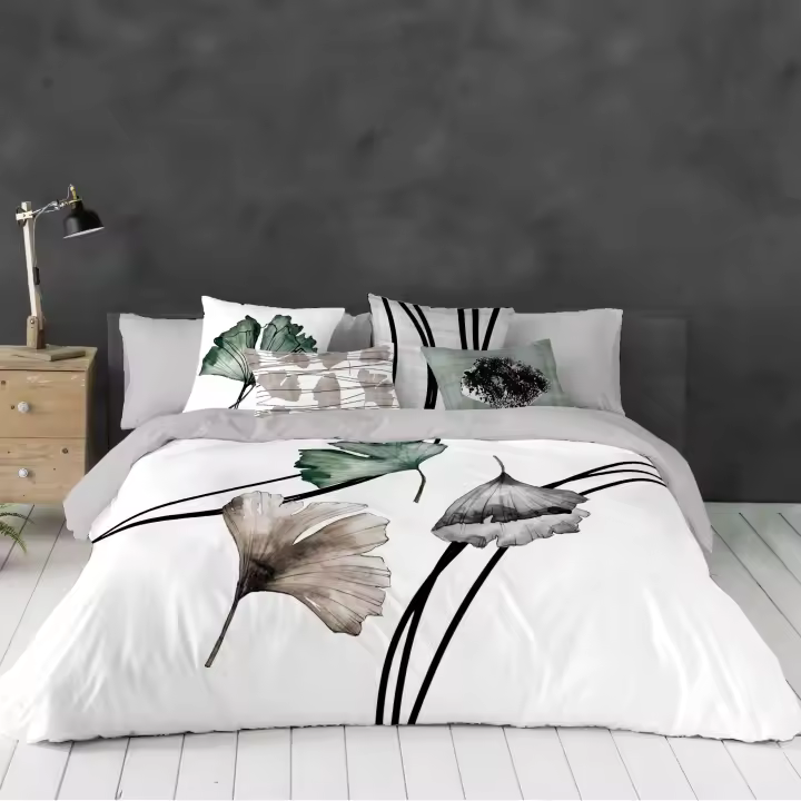 NATURALS - Funda Nórdica Estampada - 100% Algodón Extra Suave - Incluye Funda Nórdica + 1 o 2 Fundas de Almohada - Fabricado en España - Modelos Florales - Cama 90/135/150/180 - 1