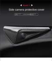 Cubierta Protectora De Cámara Lateral Para Coche ABS Fibra De Carbono Compatible Con Tesla Model 3/Y/X/S 2017-2022 Cubierta De Señal De Giro - details 0