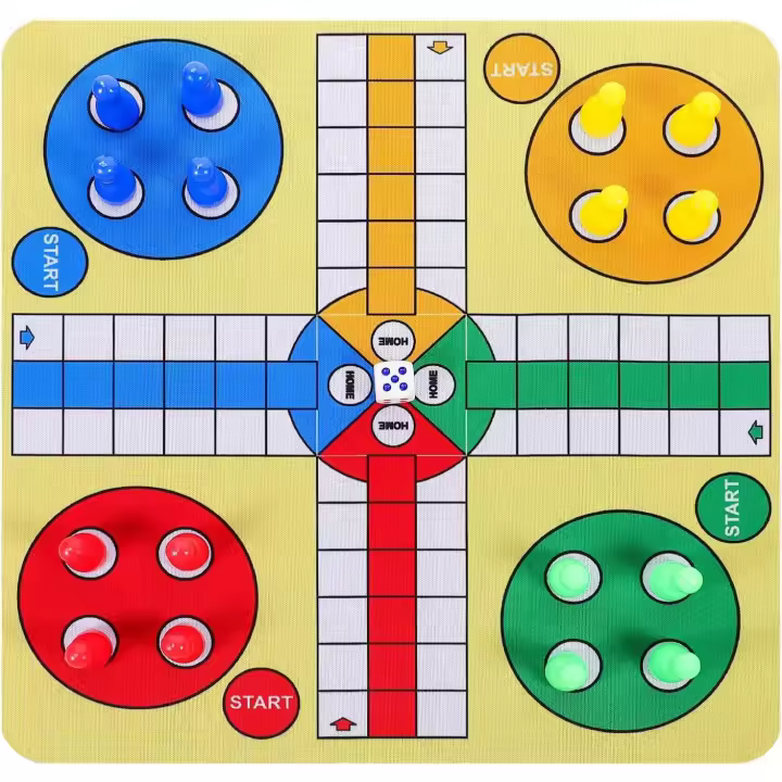 juego de alfombra de ajedrez voladora, tapete de juego de ajedrez volador, alfombra de juego de ajedrez de avión, almohadilla de juego de Ludo, manta de tablero de ajedrez, juego de mesa de fiesta con piezas de ajedrez - 1