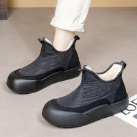 Botas De Invierno Para Mujer Con Forro De Poliéster No Escurridizas Y Suela Gruesa Botines Casuales De Algodón Suave Y Cómodos Para Hielo Y Nieve - details 19