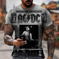 Camiseta De Verano Con Estampado 3D De Música Rock Moda Personalizada Hip-Hop Manga Corta Casual Y Cómoda Para Hombres - details 3