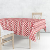 Lafabricadelastelas-Mantel  espiga roja de loneta estampada. Fácil lavado lavable con máquina, decoración hogar cocina, salón, comedor - details 0
