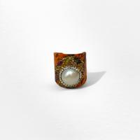 Anillo Boho Chic Vintage - Ajustable para Todos tus Looks - Estilo Hippie con Textura Diamante - Joyería Versátil Playa/Ciudad - details 6