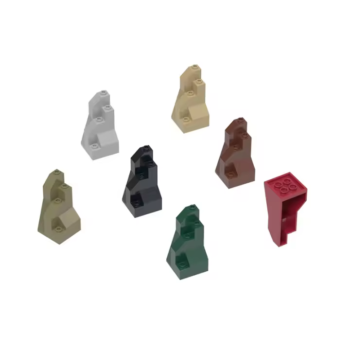 Wange 22Pcs/Lot Bloques De Construcción Montaña Corner 47847W Accesorios De Colina Compatible Con Bloques De Ladrillo Juguete Para Niños Regalo Caja - 1