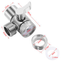 Adaptador De Grifo De Aleación De Zinc Para Cocina Conector De Agua Diverter Para Inodoro Bidé Ducha Baño Splitter De Grifo - details 7