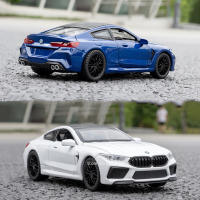 Coche De Acción Miniatura De Aleación De Latón 1/32 M8 Juguete Para Niños Modelo Deportivo Con Puerta Abatible Vehículo Con Sonido Y Luz Regalo Para Fiestas - details 8