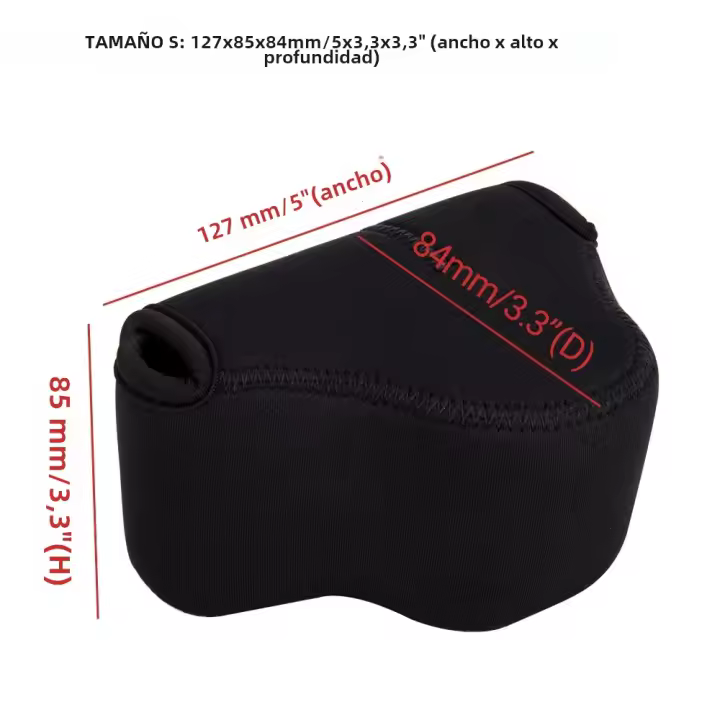 Bolsa De Cámara Sin Espejo JJC De Neopreno Ultra Suave Para Canon Sony Fujifilm Nikon Olympus Samsung Panasonic Estuche Para Cámara Mirrorless - 1