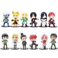 Juego De Figuras De Acción Naruto Shippuden Q Version 12pcs Hinata Sasuke Itachi Kakashi Gaara Jiraiya Sakura PVC Juguetes Para Niños - details 7