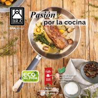 BRA Master – Set de 3 Sartenes Acero Inoxidable 18/10 (20-24-26 cm) – Sin Antiadherente, Libres de PFAS – Apto para Inducción y Horno – Mango con Silicona Anticalor – Acabado Pulido Brillante - details 2