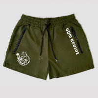 Shorts De Verano Para Hombre Con Estampado Secado Rápido Y Bolsillos Laterales Zipper Diseño Para Correr Baloncesto Entrenamiento En Gimnasio - details 9
