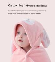 Toalla De Baño Para Niños Con Capucha De Coral Fleece Grueso Sin Pérdida De Pelo Ropa De Baño De Dibujos Animados Para Bebés - details 9