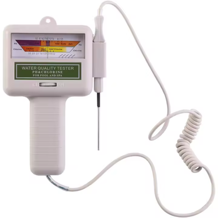 Medidor de cloro y pH 2 en 1, monitor digital de análisis de calidad del agua para piscinas, spas y agua potable. - 1