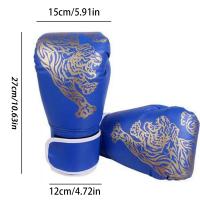 Guantes De Boxeo Para Adultos Y Niños De PU Transpirable Entrenamiento De Kickboxing Y Lucha Deportiva Para El Hogar - details 21