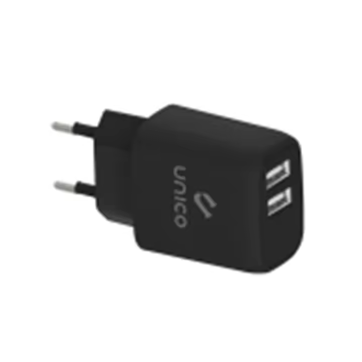 UNICO HC1743 Cargador de hogar dual U con cable IP 2.4A - 1