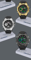 Reloj Deportivo Para Hombre SANDA G Estilo Dual Display LED Digital Quartzo Impermeable 50M Reloj Militar Con Pantalla Luminosa Y Alarmas - details 22