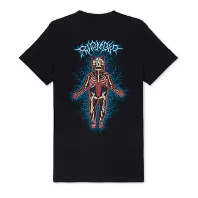 Camiseta RipNDip Nervous System Tee Negro Black TSRIPNERSY-BLA - 1