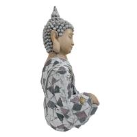 CAPRILO REGALOS & DECORACIÓN Figura Decorativa de Resina "Buda Sentado Exterior". Adornos y Esculturas. Regalos Originales. Decoración Hogar. 25,50 x 23 x 43 cm. - details 1