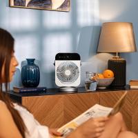 Ventilador de escritorio con pulverizador, mini aire acondicionado USB, enfriador, humidificación para oficina en casa - details 1