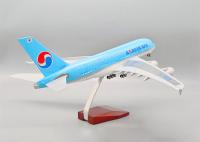 Modelo De Avión Airbus A380 1:160 47CM Con Luz LED Coreana Máquina De Fundición a Presión Regalo Para Enthusiasts De La Aviación Coleccionable Moderno - details 2