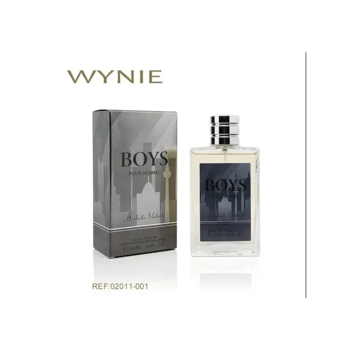 WYNIE PERFUMES PARA HOMBRE BOYS MICHELA VALENTI 100ML AROMAS ELEGANTES OLORES AUTÉNTICOS CALIDAD ORIGINAL DE CONFIANZA IDEAL PARA USO DIARIO, FIESTAS, REGALOS, EVENTOS, ETC. - 1