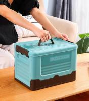 Caja De Almacenamiento Grande Con Tapa Para Exteriores Y Camping Plegable Plástico Organizador De Suministros Para El Hogar Y Coche - details 12